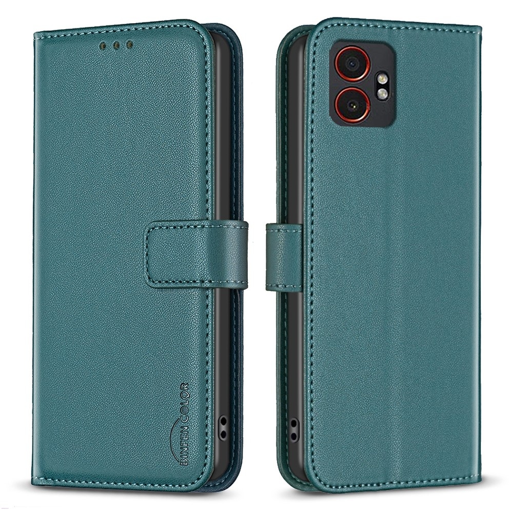 BNF könyvtáska Samsung Galaxy Xcover 7 Pro készülékhez - zöld