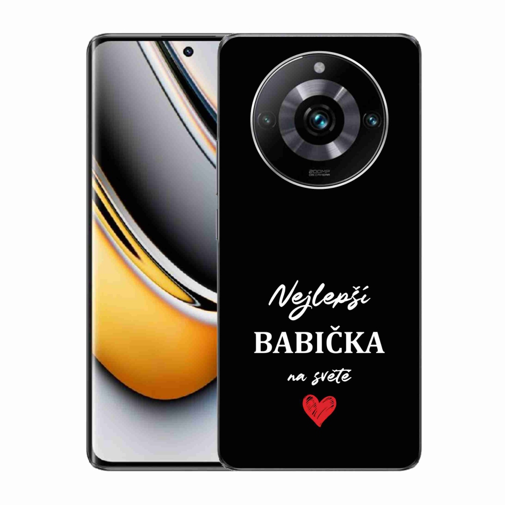 Gél borítás mmCase a Realme 11 Pro/11 Pro+ készülékhez - Best Grandma 1 fekete háttérrel