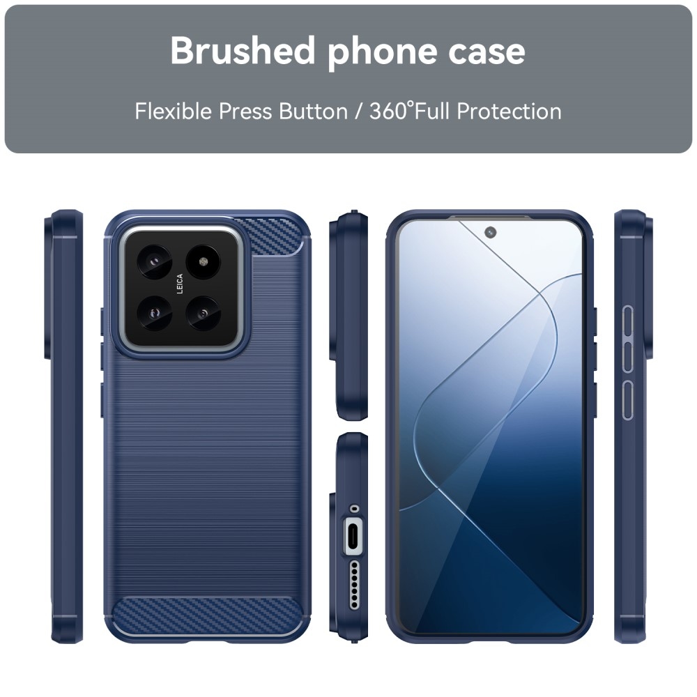 Szénálló zselés tok Xiaomi 14 - kék