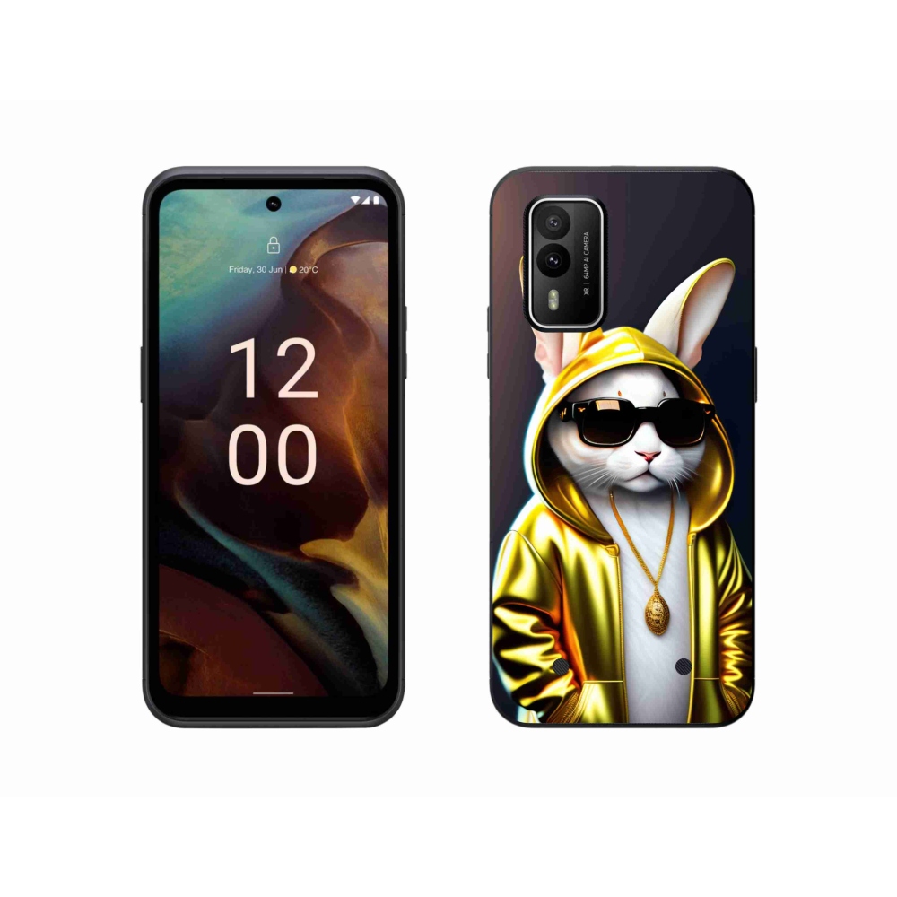 Zselés borítás mmCase a Nokia XR21 készülékhez - cat boss