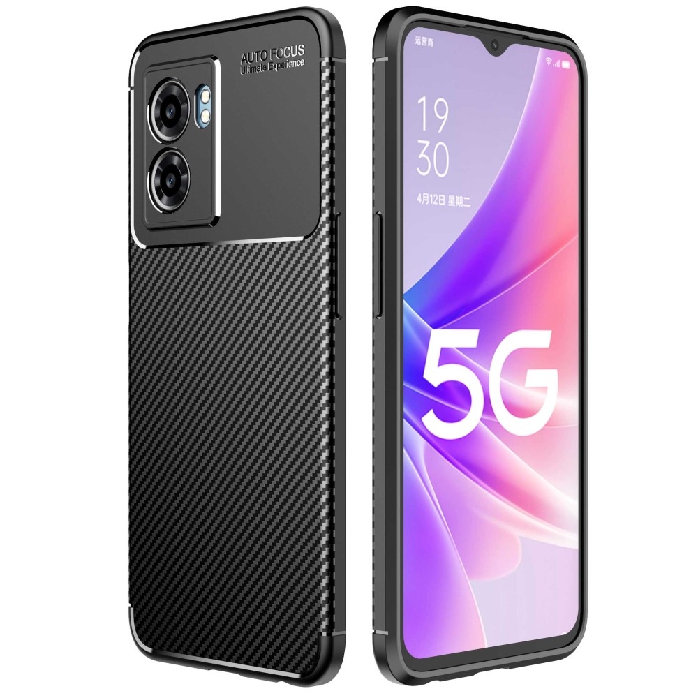 Szálálló zselés tok a Realme Narzo 50 készülékhez - fekete