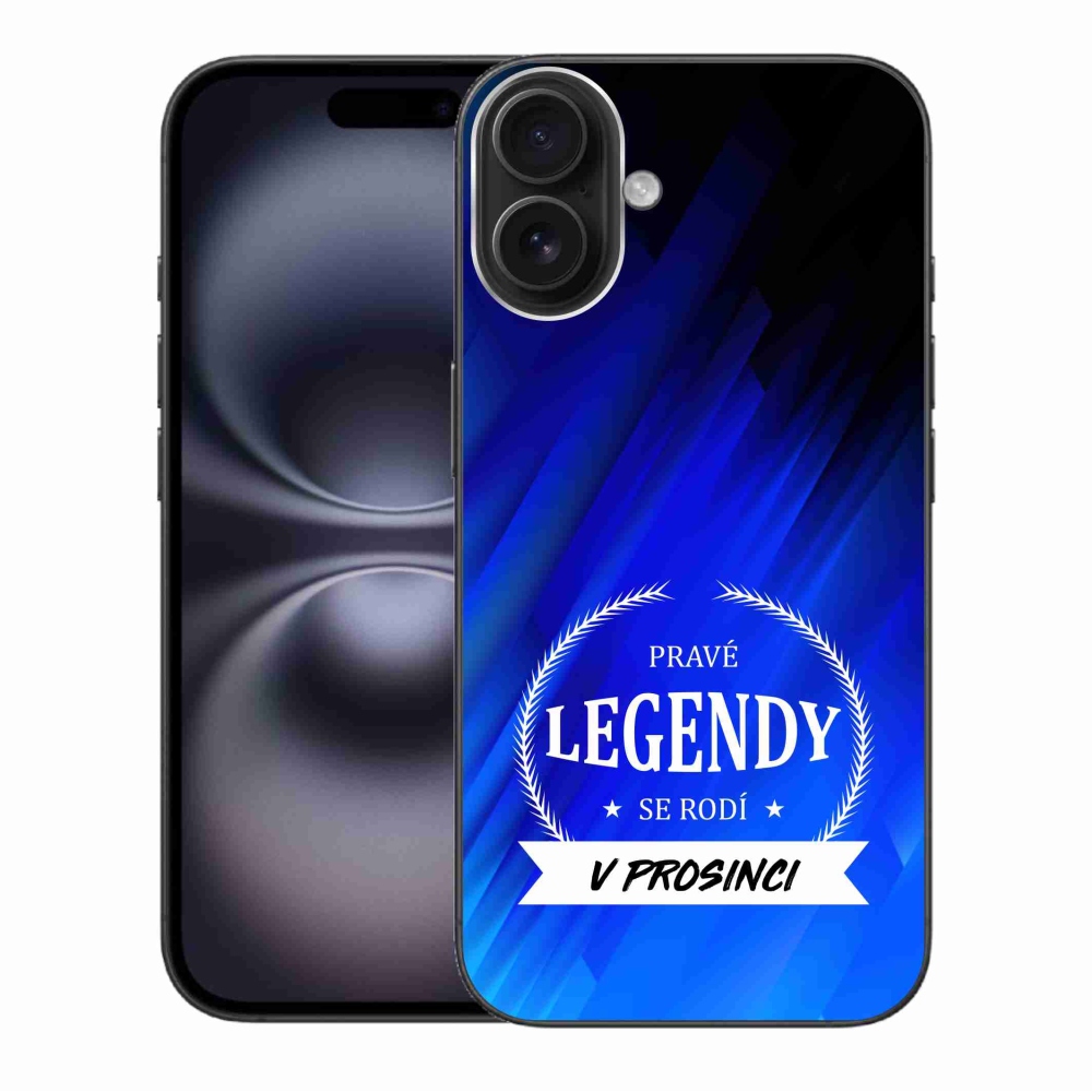 Gél borítás mmCase iPhone 16 Plus készülékhez - Legendák decemberben kék háttérrel