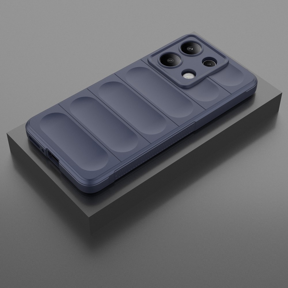 Rugg tartós zselés tok Xiaomi Redmi Note 13-hoz - sötétkék