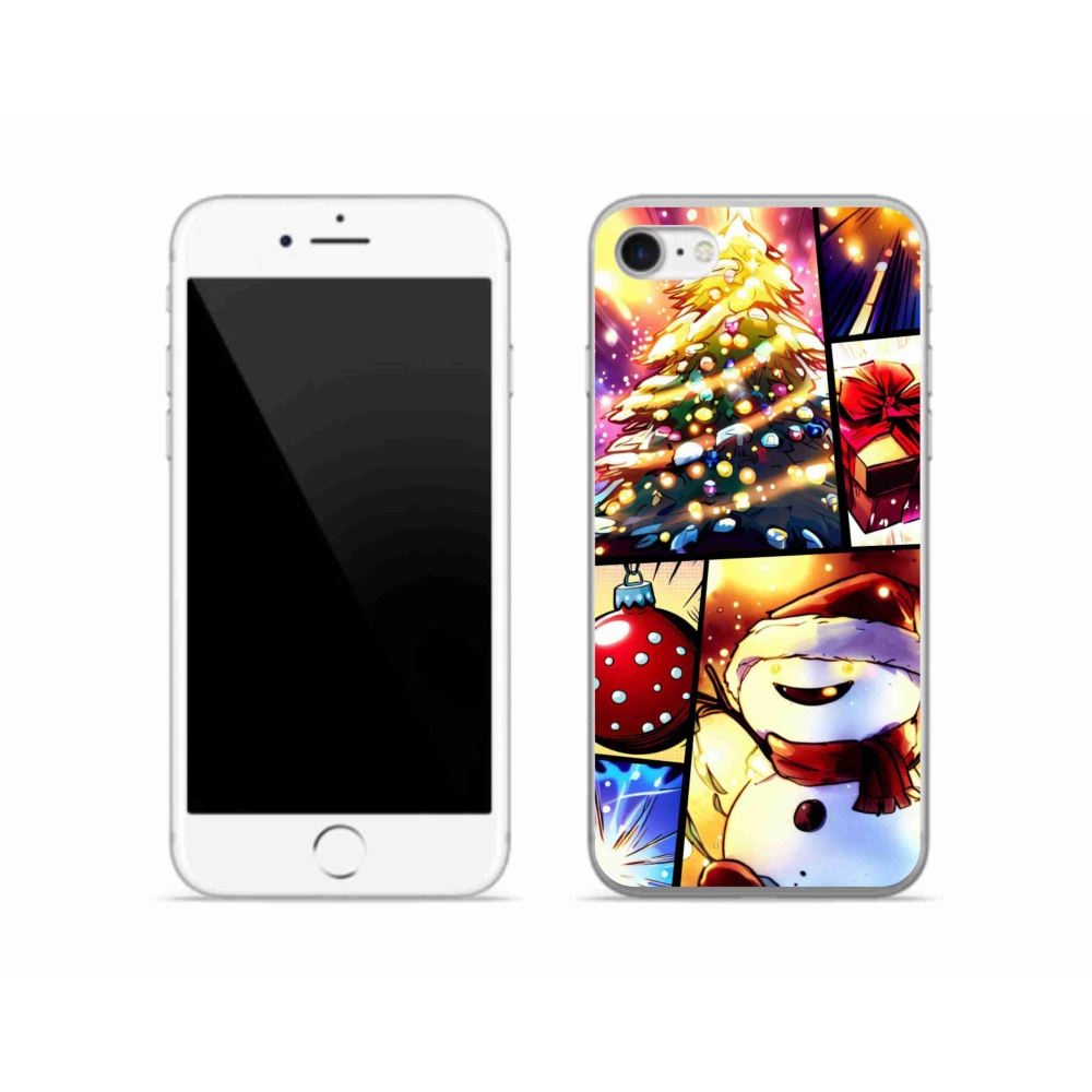 Zselés borítás mmCase iPhone SE (2020) - Karácsonyi motívumok 1