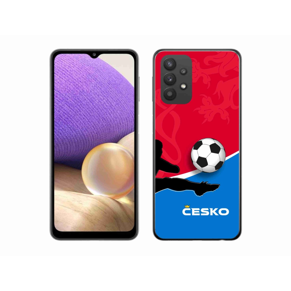 Gél borítás mmCase Samsung Galaxy A32 5G - futball Csehország 2
