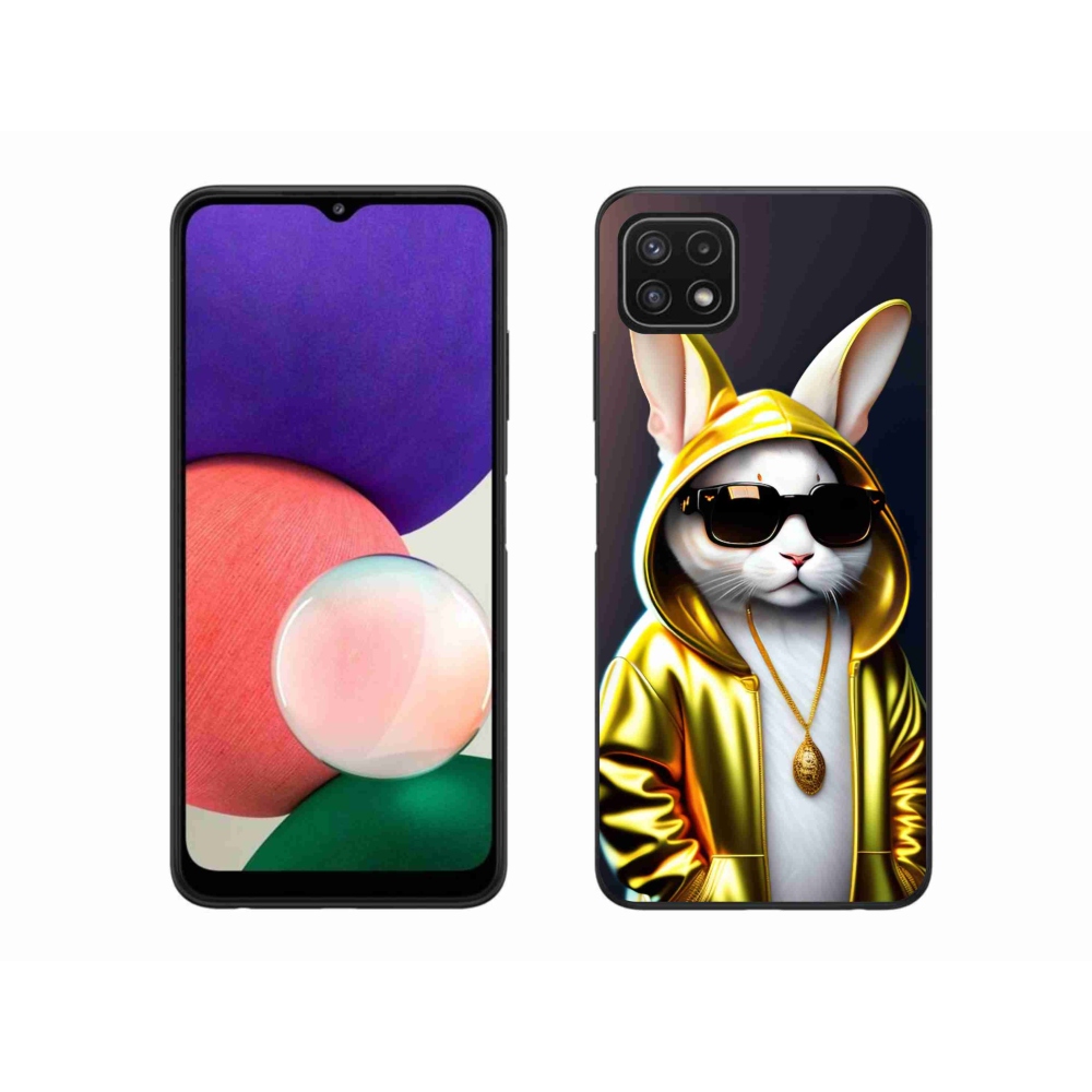 Zselés borítás mmCase Samsung Galaxy A22 5G - macska főnökhöz