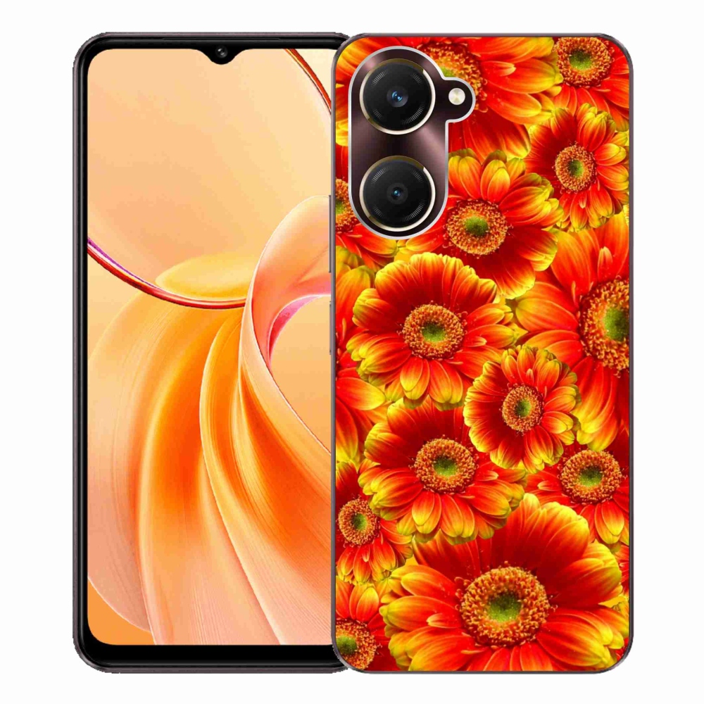 Zselés borítás mmCase a Vivo Y28s 5G-hez - gerbera 1