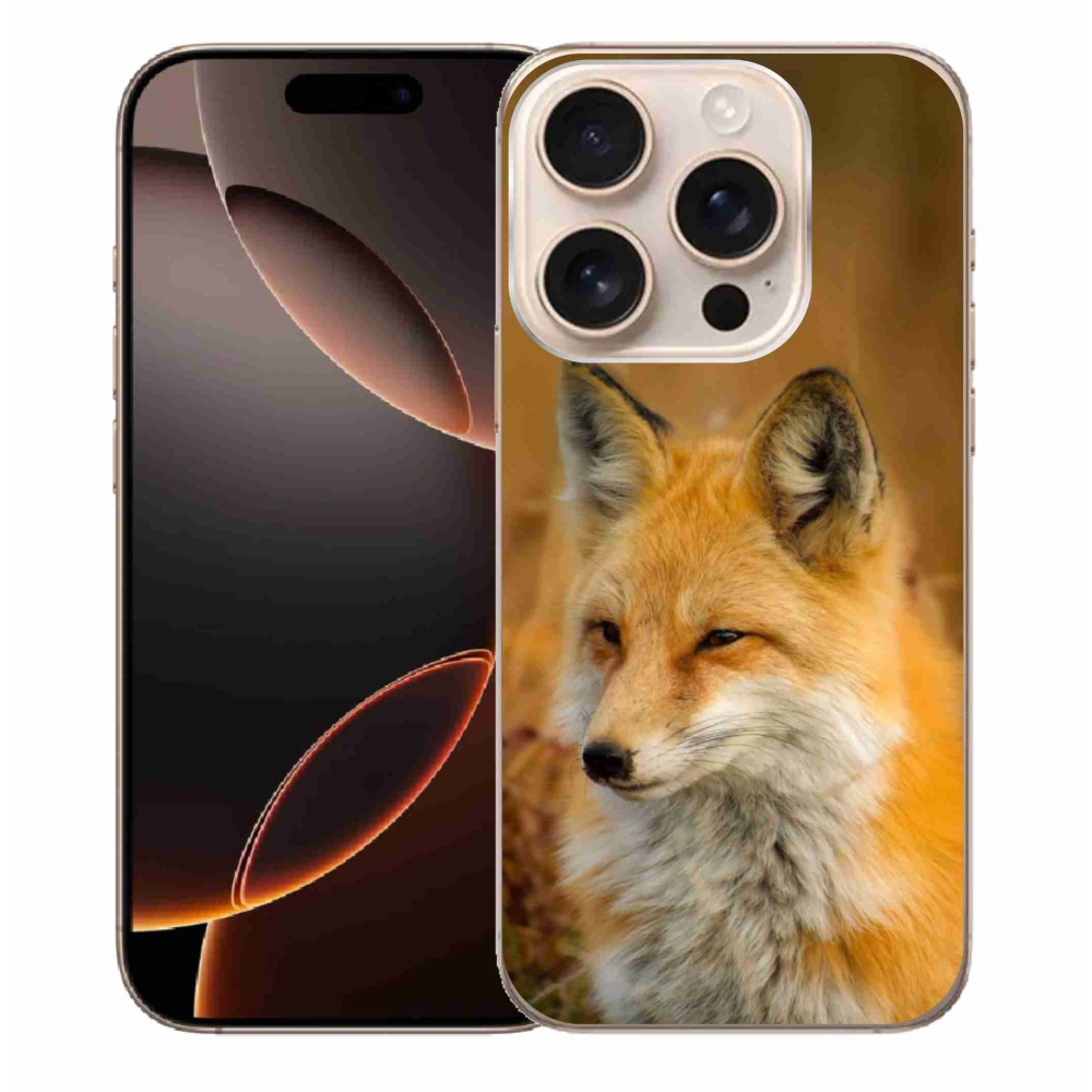 Gél védőburkolat mmCase iPhone 16 Pro Max készülékhez - róka