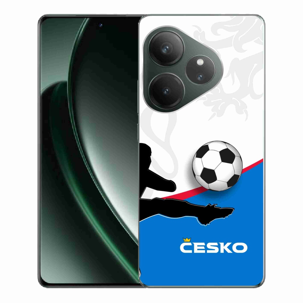 Gél borítás mmCase a Realme GT 6 5G/GT 6T 5G - foci Csehország 3