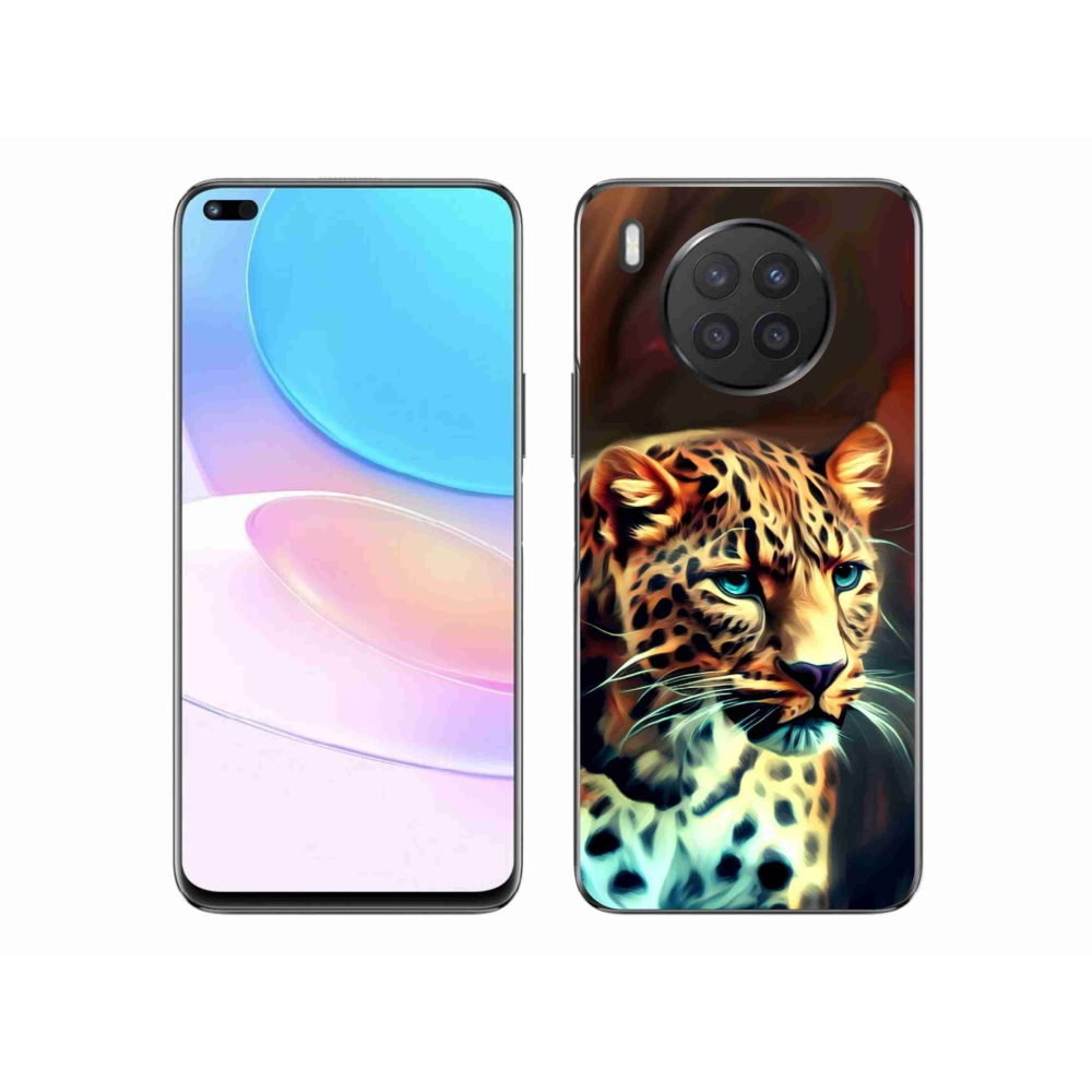 Gél borítás mmCase a Huawei Nova 8i készülékhez - leopárd