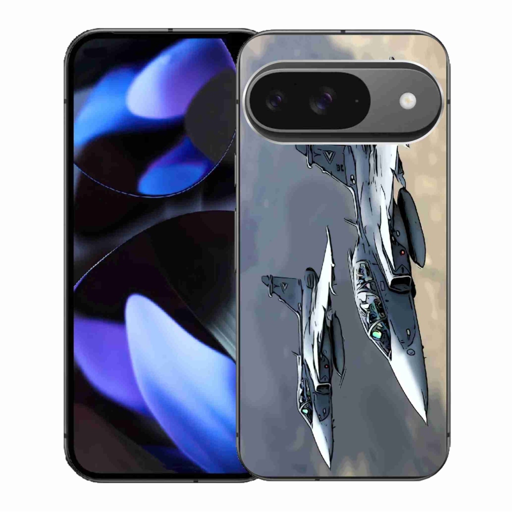 Gél borítás mmCase a Google Pixel 9/9 Pro számára - vadászgépek
