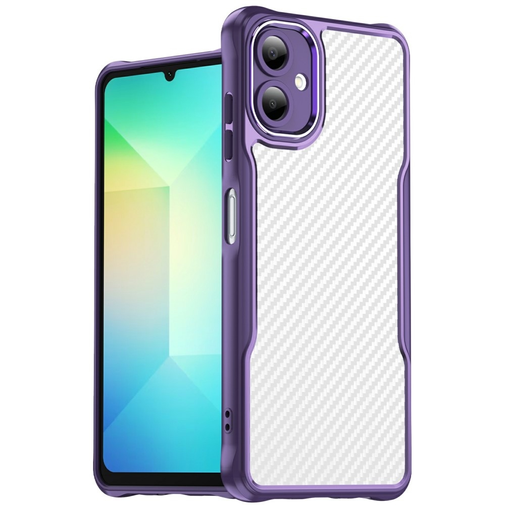 Textúrák tartós borító Samsung Galaxy A06 4G készülékhez - lila