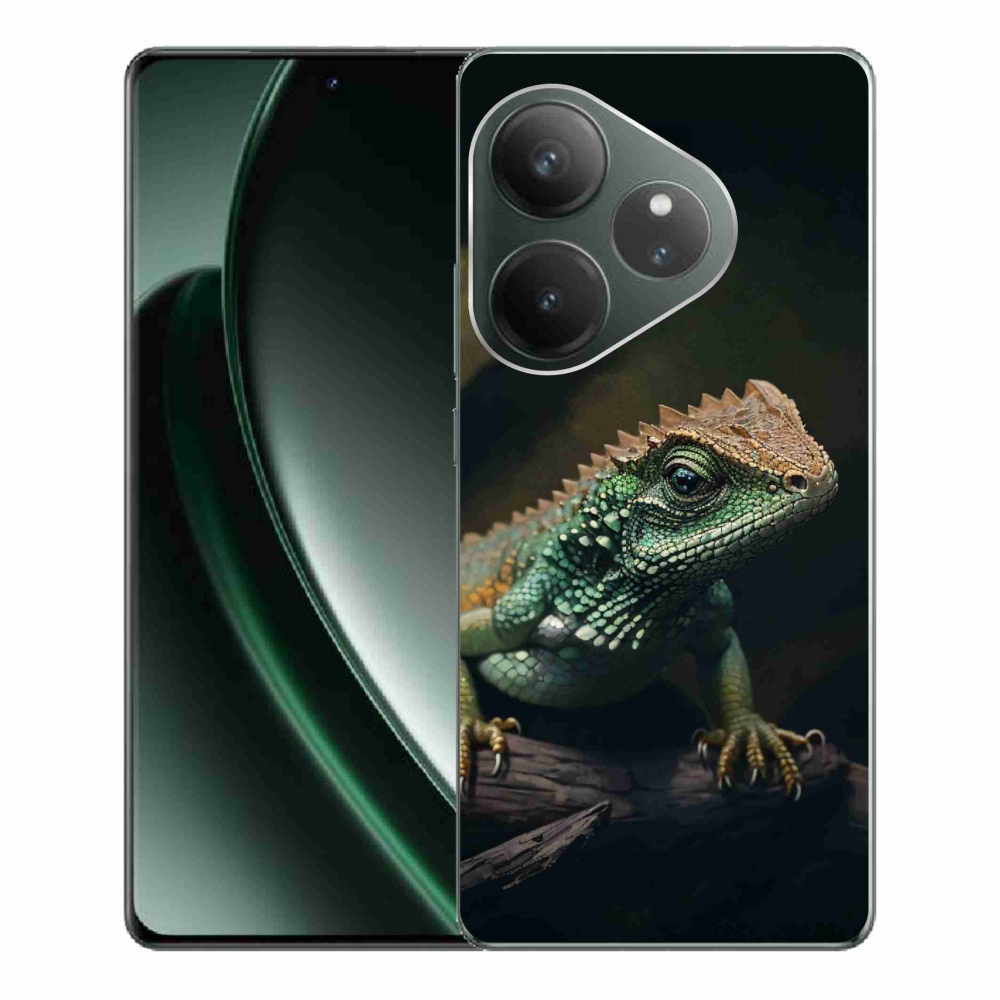 Gél borítás mmCase a Realme GT 6 5G/GT 6T 5G készülékhez - gyík