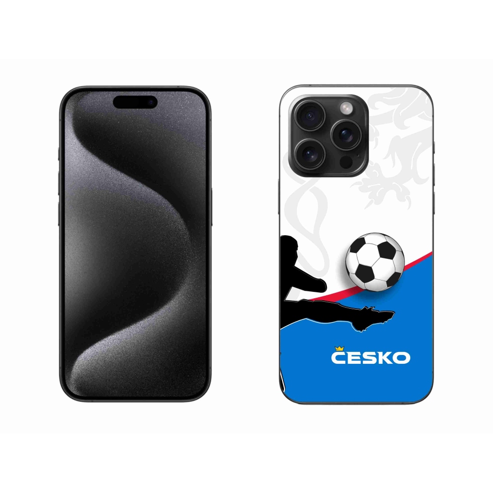 Gél borítás mmCase iPhone 15 Pro Max készülékhez - Labdarúgás Csehország 3