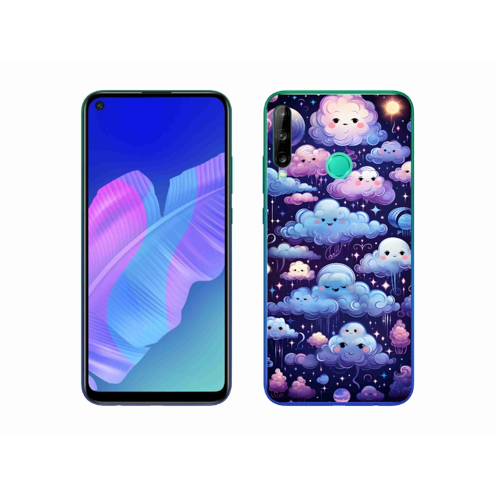 Gél borító mmCase a Huawei P40 Lite E - felhőkhöz