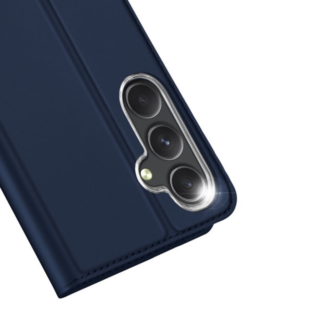 DUX könyvtáska Samsung Galaxy S23 FE készülékhez - sötétkék