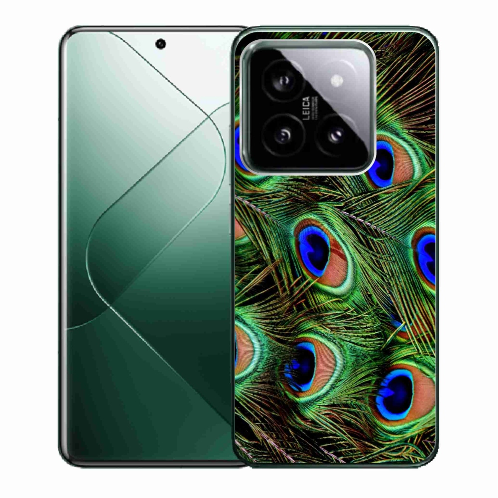 Gél borítás mmCase a Xiaomi 14-hez - pávatoll