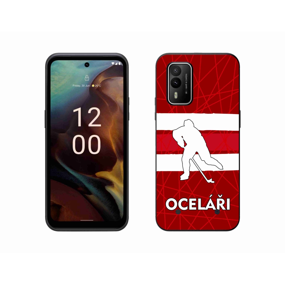 Zselés borítás mmCase a Nokia XR21 készülékhez - Acélszínűek