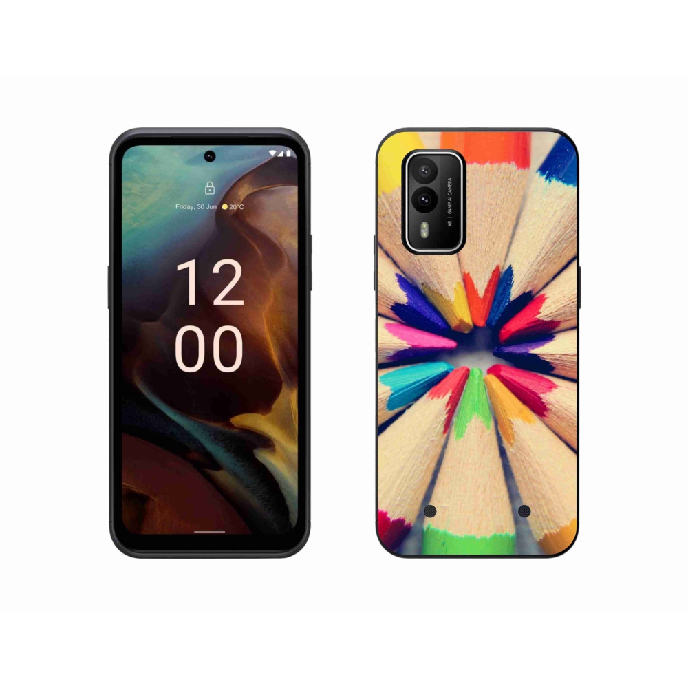 Zselés borító mmCase a Nokia XR21 készülékhez - zsírkréták