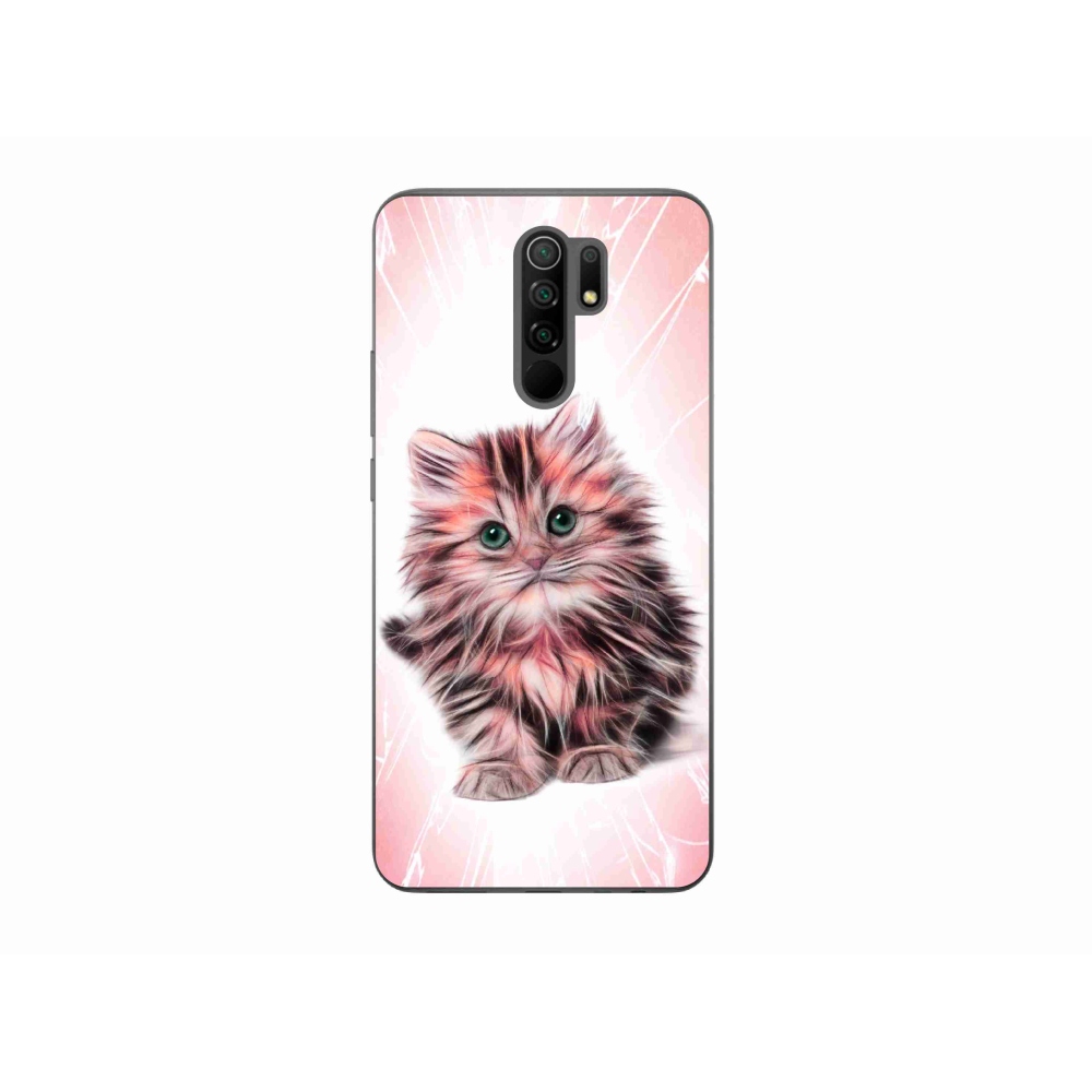 Gél borítás mmCase a Xiaomi Redmi 9-hez - aranyos cica