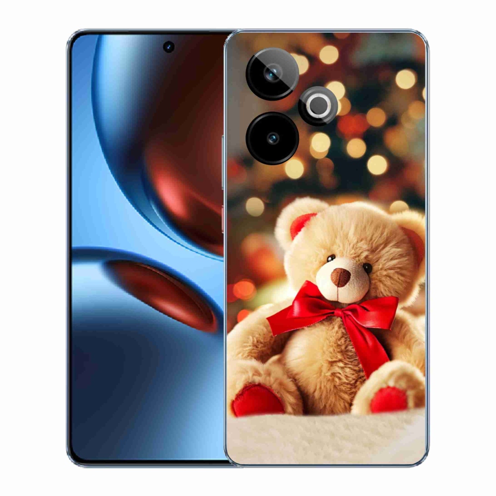 Rugalmas zselés tok mmCase képpel a Realme GT 7 5G/GT 7T 5G számára - mackómackó
