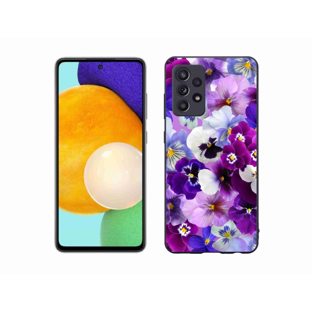 Gél borító mmCase Samsung Galaxy A52s 5G - virágok 9