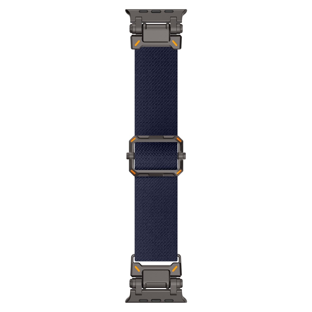 Fém nejlon szíj Apple Watch Ultra/Ultra 2 49mm/SE/SE 2022/2023 44mm/10 46mm/9/8/7 45mm/6/5/4 44mm/3/2/1 42 mm - kék