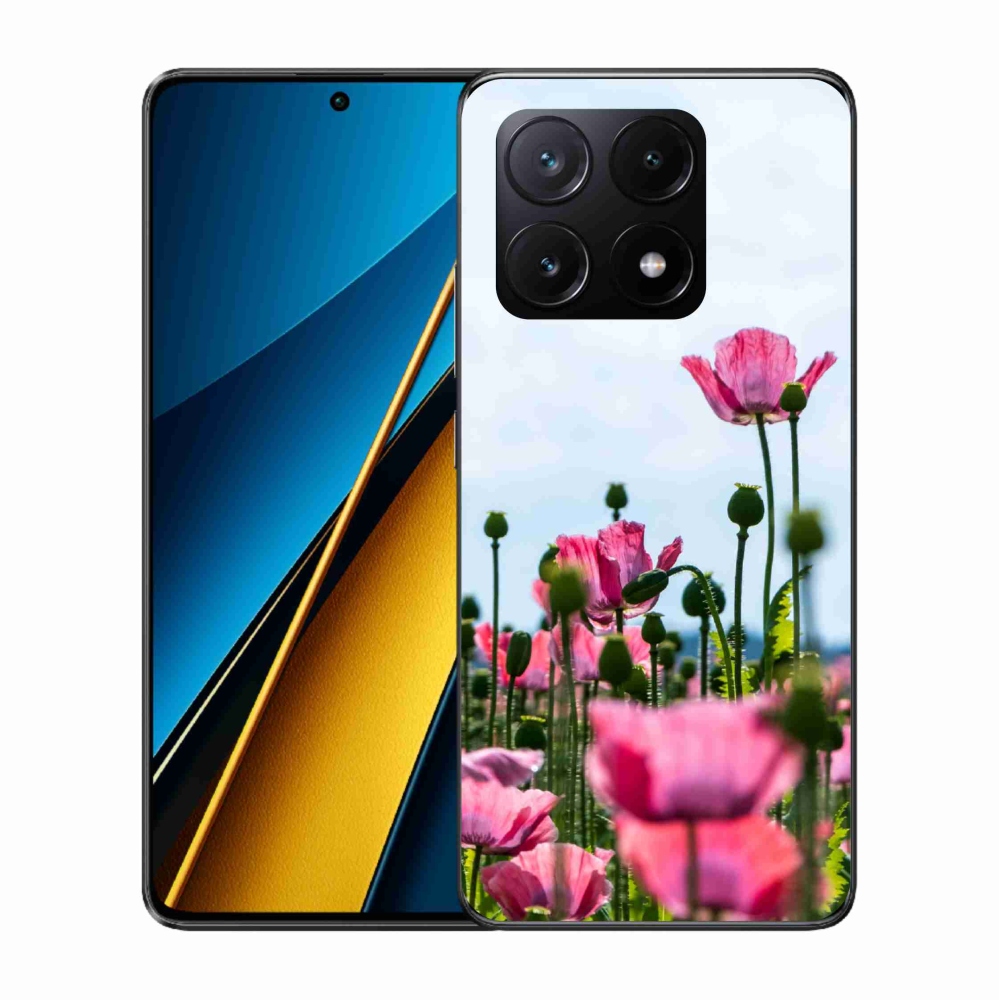 Gél borítás mmCase a Xiaomi Poco X6 Pro 5G számára - mákos színű