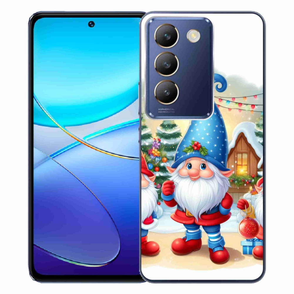 Gél borítás mmCase Vivo V40 SE 4G/5G - karácsonyi manókhoz