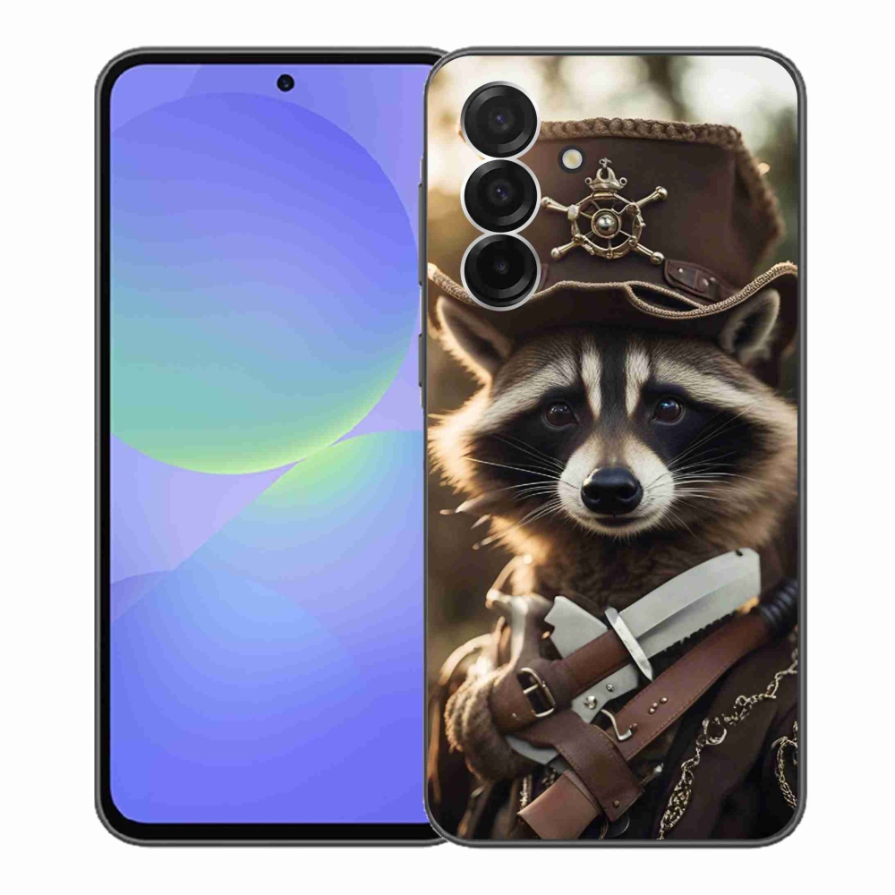 Zselés borítás mmCase Samsung Galaxy A36 5G - mosómedve egyenruhában
