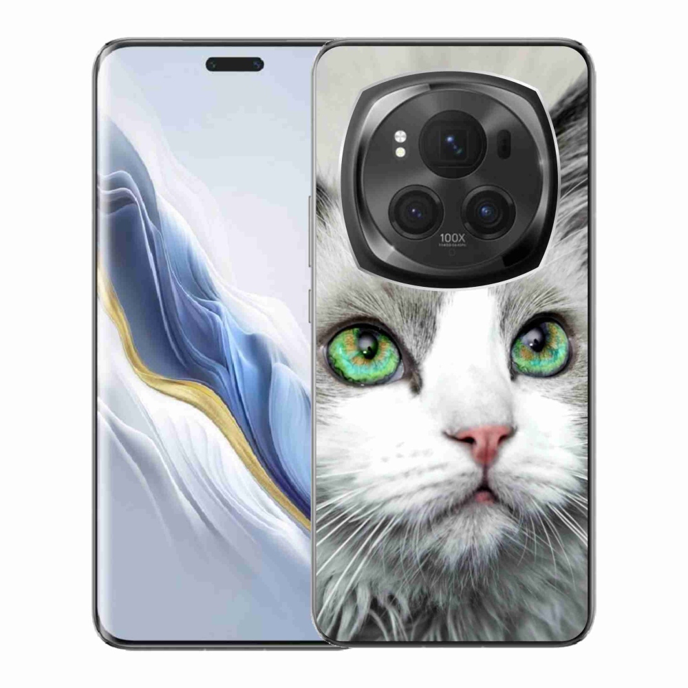 Zselés borítás mmCase a Honor Magic 6 Pro 5G készülékhez - macska nézet