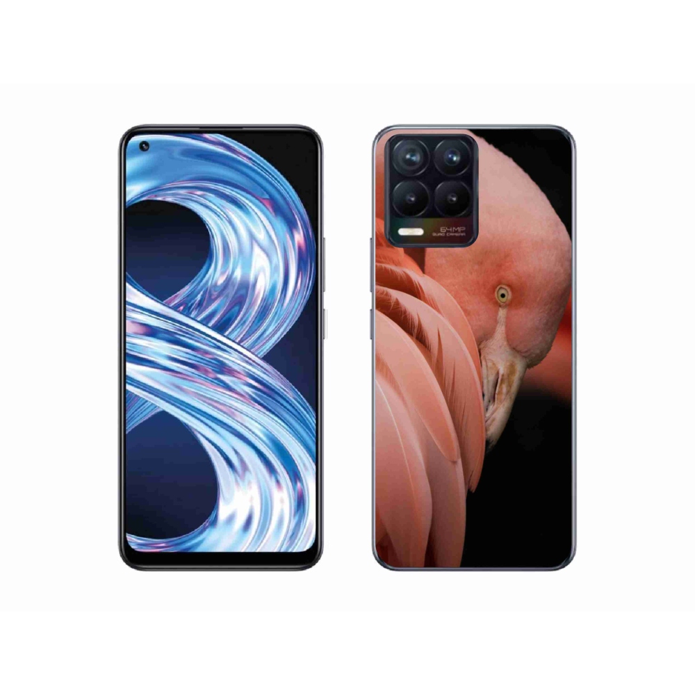 Gél borítás mmCase a Realme 8 Pro készülékhez - flamingó 3