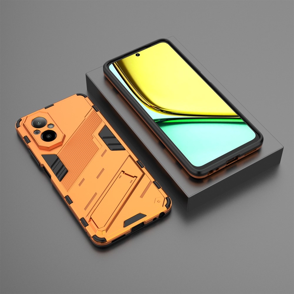 Armory tartós mobil védőhuzat Realme C67 - narancssárga