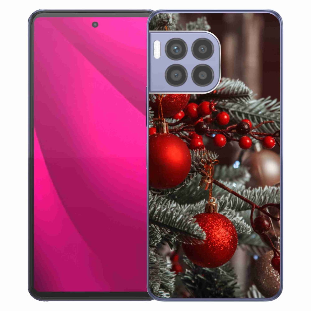 Zselés borítás mmCase a T-Mobile T Phone 2 Pro készülékhez - Karácsonyi dekoráció 2