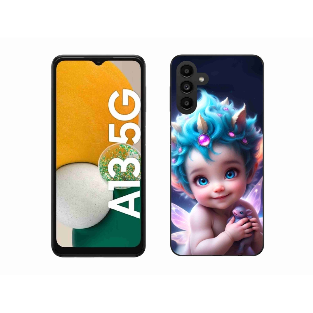 Gél borítás mmCase Samsung Galaxy A13 5G - baba pillangószárnyakkal