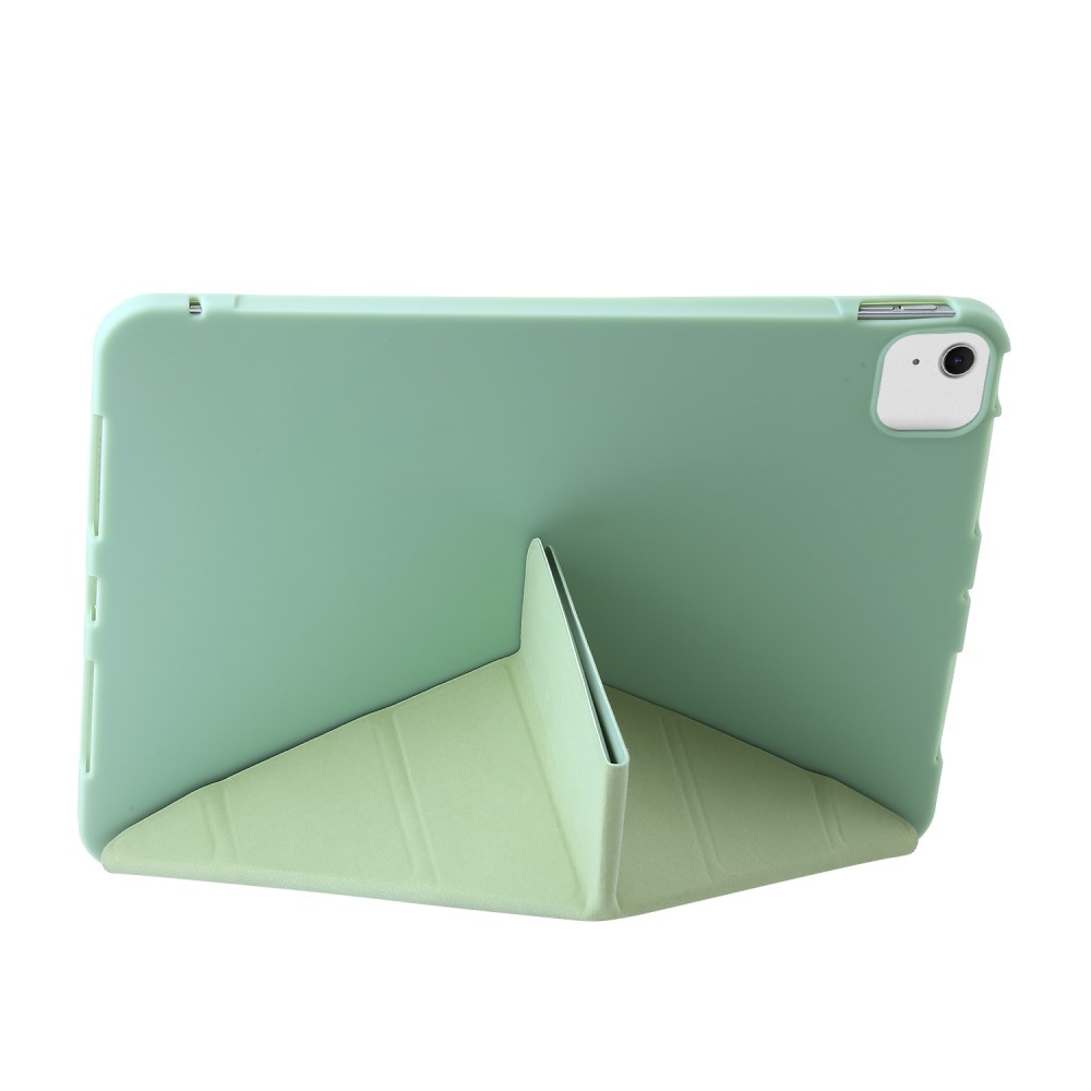 Origamis intelligens pozícionáló tok iPad Air 13 (2024)/(2025) - világoszöld