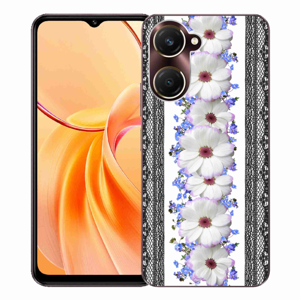 Gél borító mmCase a Vivo Y28s 5G-hez - virágok 8