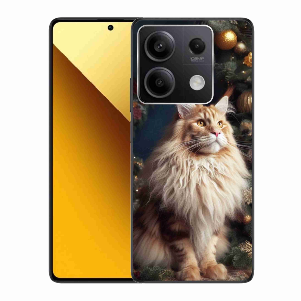 Gél borítás mmCase a Xiaomi Redmi Note 13 5G-hez - macska a fánál