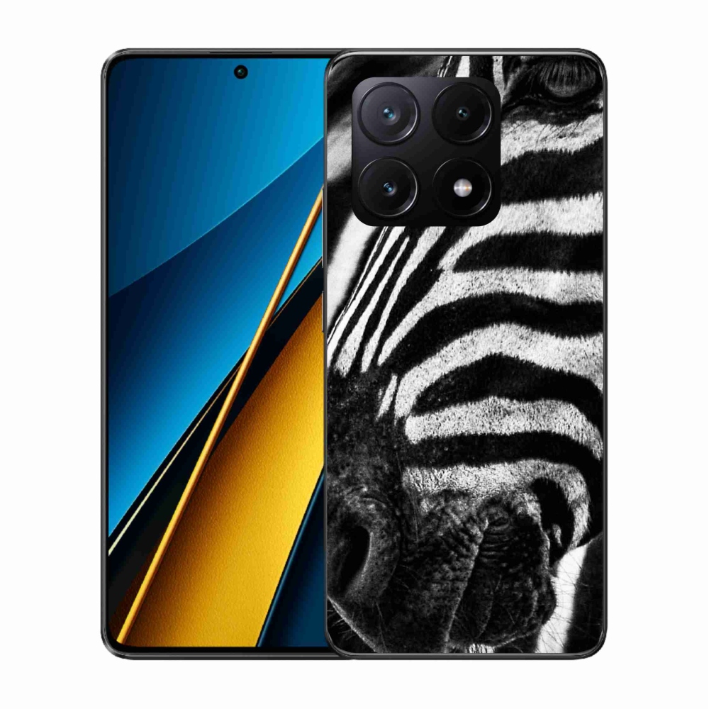 Gél borítás mmCase a Xiaomi Poco X6 Pro 5G számára - zebra