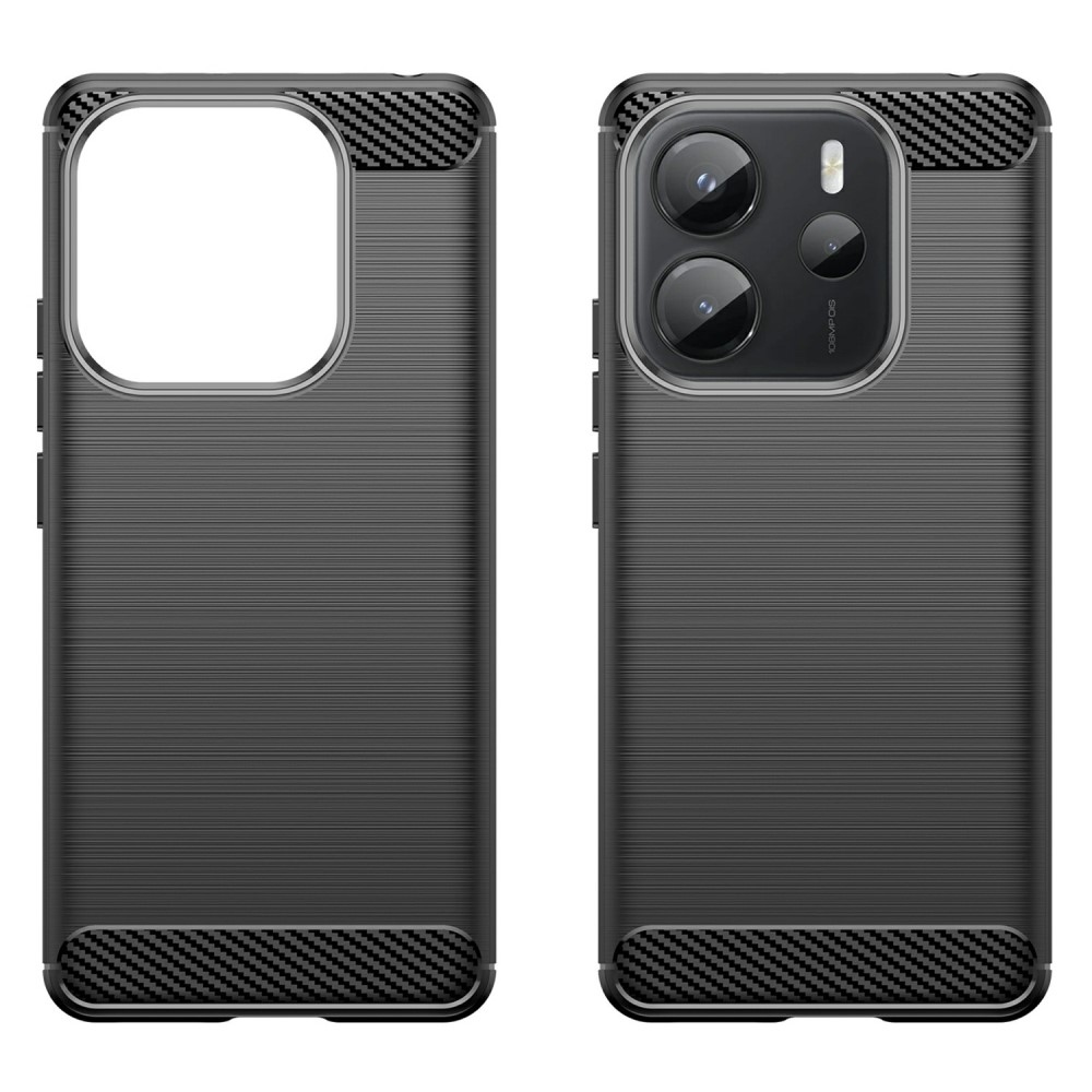 Szénálló zselés tok Xiaomi Redmi Note 14-hez - fekete