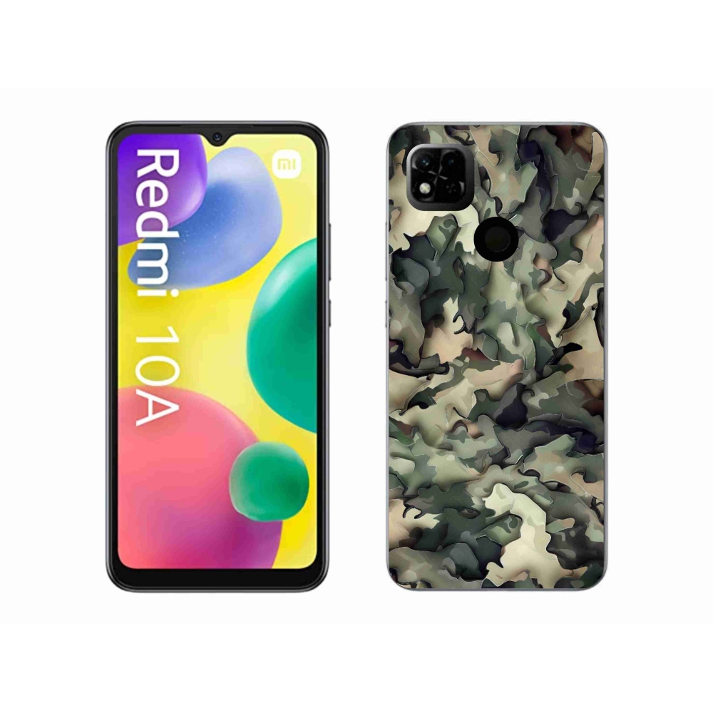 Gél borítás mmCase a Xiaomi Redmi 10A számára - terepszínű minta 9