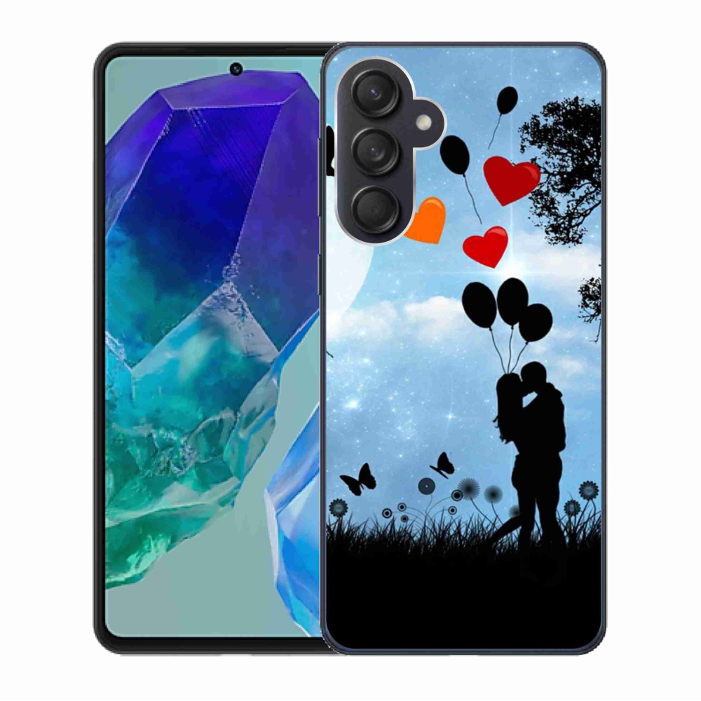 Gél tok mmCase Samsung Galaxy M55 5G - szerelmespár számára