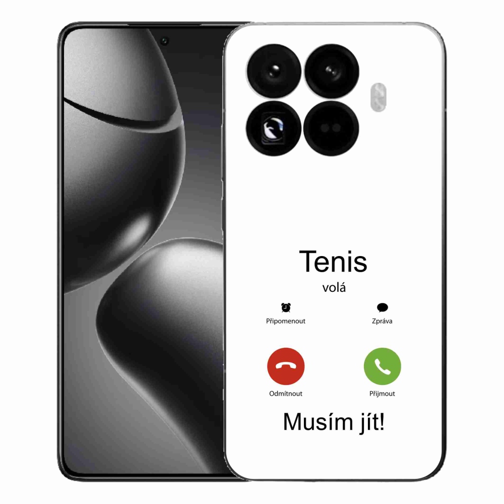 Gél borítás mmCase a Xiaomi 15T Pro - tenisz hívások fehér háttérrel