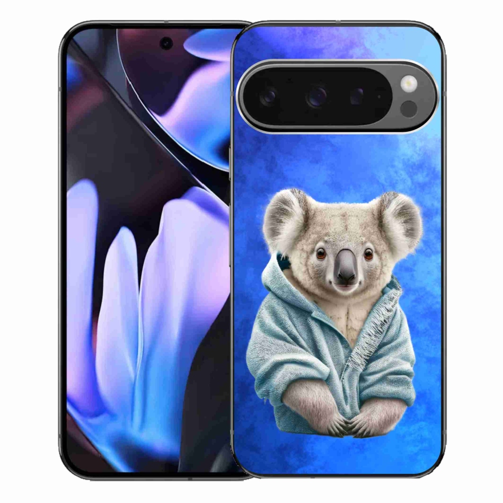 Gél borítás mmCase a Google Pixel 9 Pro XL-hez - koala pulóverben