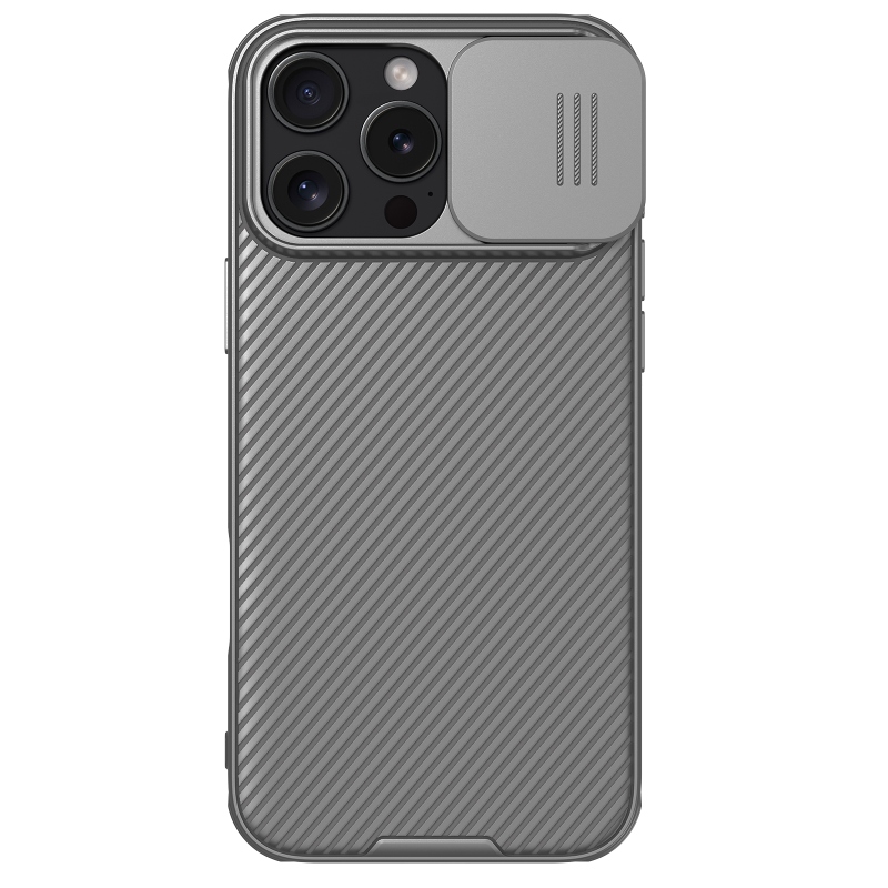 Nillkin CamShield PRO hátlap Apple iPhone 16 Pro Max készülékhez Titánium szürke