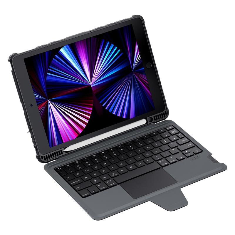 Nillkin Bumper Combo billentyűzet tok iPad 10.2 2019/2020/2021 Fekete