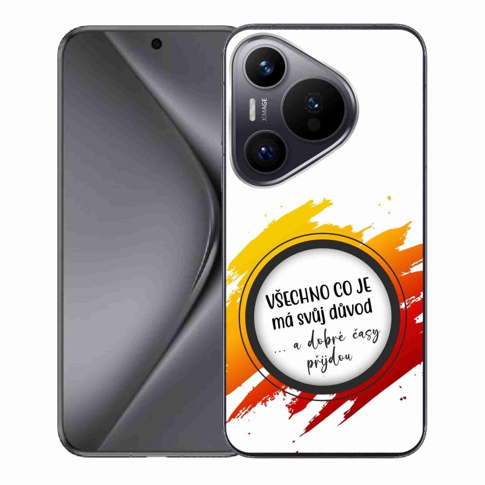 Gél borító mmCase a Huawei Pura 70 - idézet 3 fehér háttéren