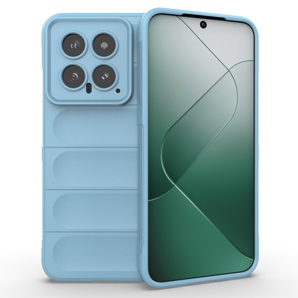 Rugg tartós zselés tok Xiaomi 14 - világoskék színben