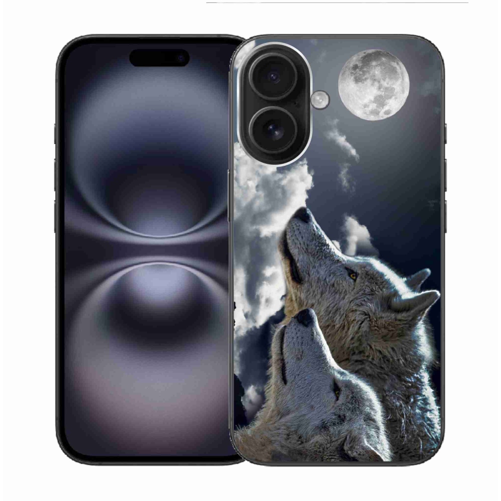 Gél borítás mmCase iPhone 16 készülékhez - farkasok