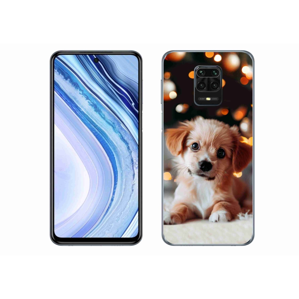 Gél borítás mmCase a Xiaomi Redmi Note 9S-hez - kölyökkutyakék